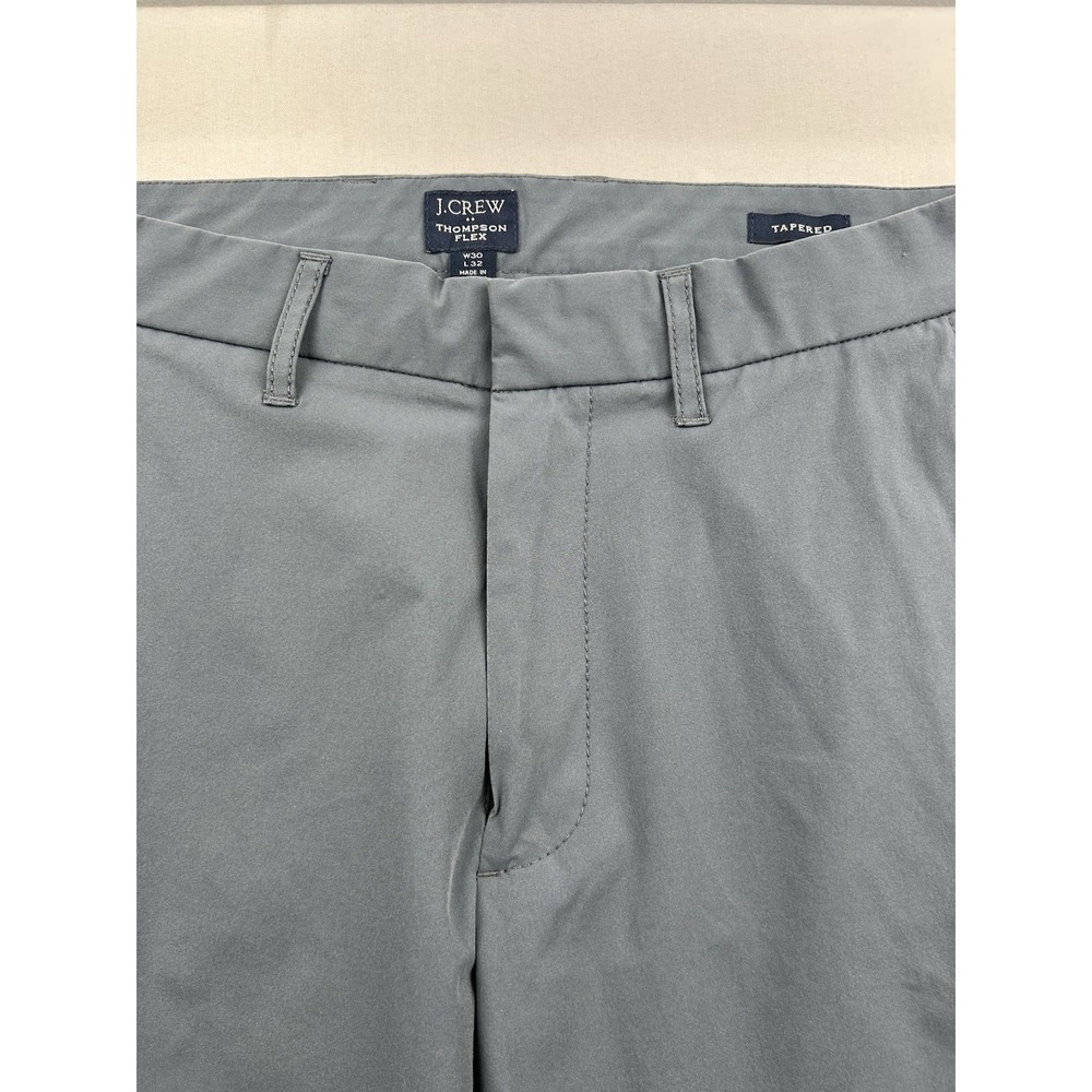 J Crew Pants Thompson Flex Tapered Leg Golf‎ Tech Pants Mens 30x32 Blue Gray - Picture 5 of 15